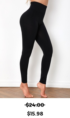 High Waist Super Elastic Black Legging
